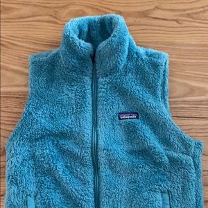Patagonia women’s M blue-green vest